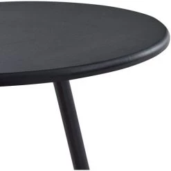 YOUTHUP Table De Bar Noir 60x107,5 Cm MDF - Noir 8 YOUTHUP Table De Bar Noir 60x107,5 Cm MDF - Noir -Table haute et bar Soldes 51873242 3