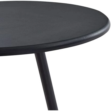 YOUTHUP Table De Bar Noir 60x107,5 Cm MDF - Noir 5 YOUTHUP Table De Bar Noir 60x107,5 Cm MDF - Noir – Image 3