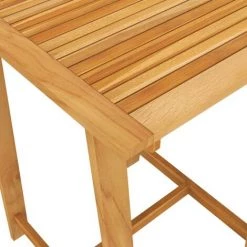 YOUTHUP Table De Bar De Jardin 70x70x104 Cm Bois D'acacia Massif -Table haute et bar Soldes 51885684 5