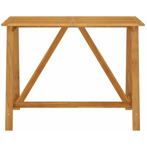 YOUTHUP Table De Bar De Jardin 140x70x104 Cm Bois D'acacia Massif - Brun 4 YOUTHUP Table De Bar De Jardin 140x70x104 Cm Bois D'acacia Massif - Brun – Image 2