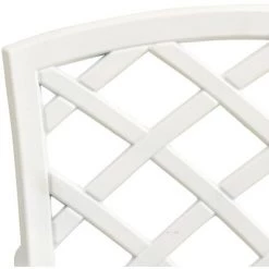 YOUTHUP Ensemble De Bistro 3 Pcs Aluminium Coulé Blanc - Blanc 11 YOUTHUP Ensemble De Bistro 3 Pcs Aluminium Coulé Blanc - Blanc -Table haute et bar Soldes 51896229 5