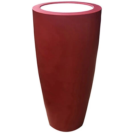 PLAST'UP ROTOMOULAGE POT CONIQUE 3 EN 1 POT DE FLEURS-MANGE DEBOUT-SEAU A CHAMPAGNE DESSUS POLYETHYLENE BLANC-Rouge-121cm - Rouge 3 PLAST'UP ROTOMOULAGE POT CONIQUE 3 EN 1 POT DE FLEURS-MANGE DEBOUT-SEAU A CHAMPAGNE DESSUS POLYETHYLENE BLANC-Rouge-121cm - Rouge