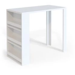 Table De Bar 117cm Blanche Vicco