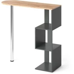 Table De Bar „Vincent" Anthracite/Goldkraft Vicco