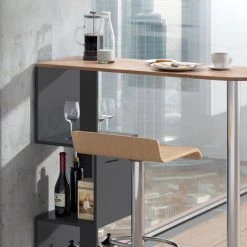 Table De Bar „Vincent" Anthracite/Goldkraft Vicco -Table haute et bar Soldes 52051799 5