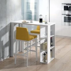 Table De Bar „Noel“ Blanche Vicco -Table haute et bar Soldes 52052497 4