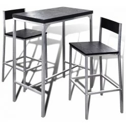 Topdeal Ensemble De Bar à Petit-déjeuner