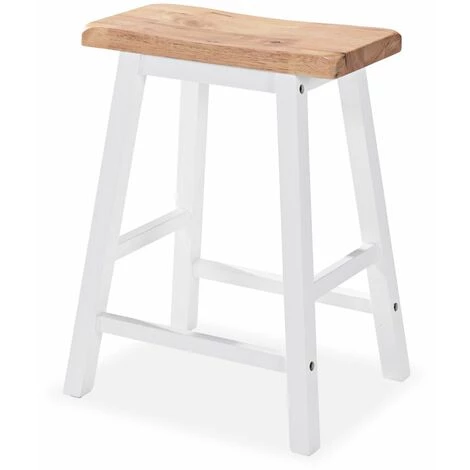 Topdeal Ensemble De Bar 3 Pcs MDF Blanc 7 Topdeal Ensemble De Bar 3 Pcs MDF Blanc – Image 5