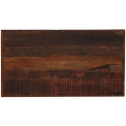 Topdeal Table De Bar Bois De Récupération Massif Marron 120x60x107 Cm 9 Topdeal Table De Bar Bois De Récupération Massif Marron 120x60x107 Cm -Table haute et bar Soldes 52085220 3