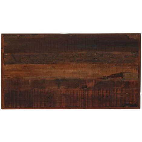 Topdeal Table De Bar Bois De Récupération Massif Marron 120x60x107 Cm 5 Topdeal Table De Bar Bois De Récupération Massif Marron 120x60x107 Cm – Image 3