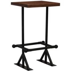 Topdeal Mobilier De Bar 3 Pcs Bois De Récupération Massif -Table haute et bar Soldes 52085225 4
