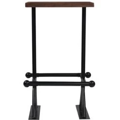 Topdeal Mobilier De Bar 3 Pcs Bois De Récupération Massif -Table haute et bar Soldes 52085225 5