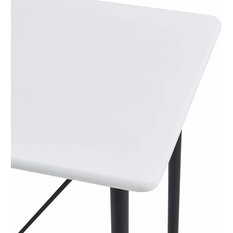 Topdeal Table De Bar Blanc 120 X 60 X 110 Cm MDF 7 Topdeal Table De Bar Blanc 120 X 60 X 110 Cm MDF – Image 5