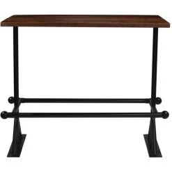 Topdeal Mobilier De Bar 7 Pcs Bois De Récupération Massif VDFF11385_FR -Table haute et bar Soldes 52094652 4