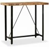 Topdeal Table De Bar Bois Massif De Récupération 120 X 60 X 107 Cm VDFF11429_FR 2 Topdeal Table De Bar Bois Massif De Récupération 120 X 60 X 107 Cm VDFF11429_FR -Table haute et bar Soldes 52094658 1