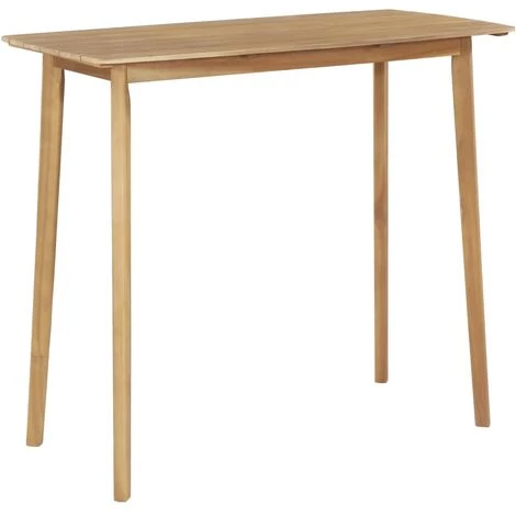 Topdeal Table De Bar 120x60x105 Cm Bois D'acacia Massif VDFF28434_FR 3 Topdeal Table De Bar 120x60x105 Cm Bois D'acacia Massif VDFF28434_FR