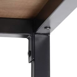 WOLTU 4xTabouret De Bar. Tabouret Bistro Structure En Acier Stable. Surface De Bout En Bois Massif.Chêne -Table haute et bar Soldes 52468327 4