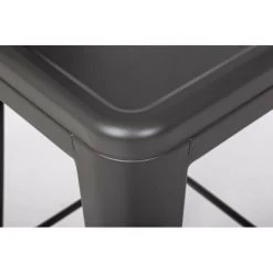 WEBMARKETPOINT Tabouret De Bar MINNESOTA Couleur Anthracite 117h Cm -Table haute et bar Soldes 52529503 2