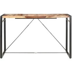 TRUE DEAL Table De Bar 180x90x110 Cm Bois Solide 8 TRUE DEAL Table De Bar 180x90x110 Cm Bois Solide -Table haute et bar Soldes 52728317 2