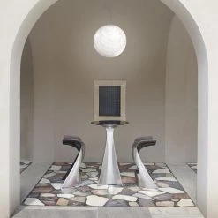 Table haute et bar Soldes 19 Table Haute Bicolore Design élégant Moderne Contemporain Slide Jet Next