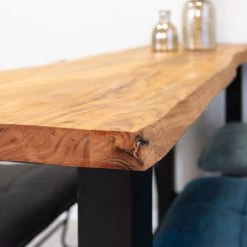 DIMEHOUSE Bruce Table De Bar Industrielle 150x50 Cm - Brun 11 DIMEHOUSE Bruce Table De Bar Industrielle 150x50 Cm - Brun -Table haute et bar Soldes 53547655 5