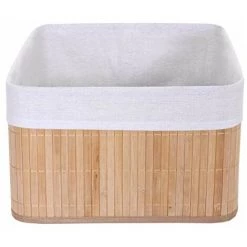 NOVA Conteneur De Boîte De Rangement En Bambou Avec Cadre Intérieur Métallique Couleur : Naturel 10 NOVA Conteneur De Boîte De Rangement En Bambou Avec Cadre Intérieur Métallique Couleur : Naturel -Table haute et bar Soldes 53577533 4