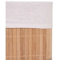 NOVA Conteneur De Boîte De Rangement En Bambou Avec Cadre Intérieur Métallique Couleur : Naturel 11 NOVA Conteneur De Boîte De Rangement En Bambou Avec Cadre Intérieur Métallique Couleur : Naturel -Table haute et bar Soldes 53577533 5