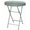 NOVA Table Pliante Style Romantique En Couleur Métal Vert Antique 1 NOVA Table Pliante Style Romantique En Couleur Métal Vert Antique -Table haute et bar Soldes 53577688 1