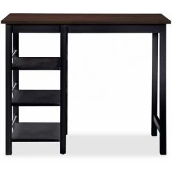 LITZEE Assortiment De Bar 3 Pcs MDF Noir # -Table haute et bar Soldes 53765658 4