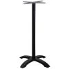 WEBMARKETPOINT Base De Table De Bar En Aluminium Noir -Table haute et bar Soldes 54071604 1
