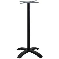 WEBMARKETPOINT Base De Table De Bar En Aluminium Noir