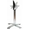 NETFURNITURE Base De Duhem Flip Top En Aluminium - Argent -Table haute et bar Soldes 54286906 1