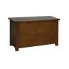 NETFURNITURE Coffre De Rangement En Bois Antique Bozz - Brun Foncé - Marron