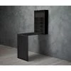 NETFURNITURE Aflalo Foldaway Mur Bureau Et Table De Petit-déjeuner Noir - Le Noir