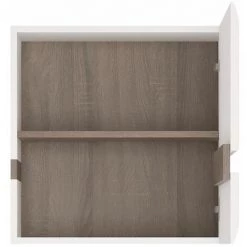 NETFURNITURE Scellé 1 Porte Murale De Porte (garniture Avant) - Blanc -Table haute et bar Soldes 54287385 2