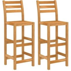 TRUE DEAL Ensemble De Bar D'extérieur 3 Pcs Bois D'acacia Massif -Table haute et bar Soldes 54487193 4