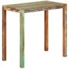 YOUTHUP Table De Bar 112x60x108 Cm Bois De Récupération Solide - Multicolore