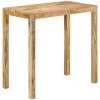 YOUTHUP Table De Bar 112x60x108 Cm Bois De Manguier Brut - Brun