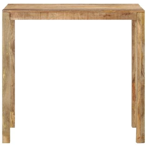 YOUTHUP Table De Bar 112x60x108 Cm Bois De Manguier Brut - Brun 5 YOUTHUP Table De Bar 112x60x108 Cm Bois De Manguier Brut - Brun – Image 3