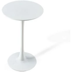 VMO HOME TABLE HAUTE IBIZA WHITE Ø60 CM -Table haute et bar Soldes 54640538 2