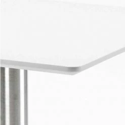 AHD AMAZING HOME DESIGN Table Carrée 70x70 Pour Bars Restaurants Hôtels Base Centrale Horeca | Couleur: Blanc - Argent 10 AHD AMAZING HOME DESIGN Table Carrée 70x70 Pour Bars Restaurants Hôtels Base Centrale Horeca | Couleur: Blanc - Argent -Table haute et bar Soldes 54686337 4