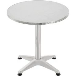 Table De Bistrot Ronde Avesta à Hauteur Réglable 75 Cm / 115 Cm [en.casa] -Table haute et bar Soldes 54723510 5