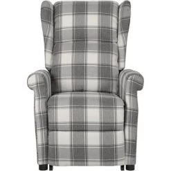 YOUTHUP Fauteuil De Massage Inclinable Blanc Et Gris Tissu - Gris 9 YOUTHUP Fauteuil De Massage Inclinable Blanc Et Gris Tissu - Gris -Table haute et bar Soldes 55266410 3