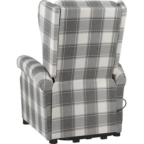 YOUTHUP Fauteuil De Massage Inclinable Blanc Et Gris Tissu - Gris 7 YOUTHUP Fauteuil De Massage Inclinable Blanc Et Gris Tissu - Gris – Image 5