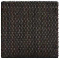 Topdeal Meuble De Bar De Jardin 3 Pcs Et Coussins Résine Tressée Marron FF3064774_FR -Table haute et bar Soldes 55276461 5