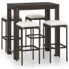 Topdeal Meuble De Bar De Jardin 5 Pcs Et Coussins Résine Tressée Marron FF3064780_FR 1 Topdeal Meuble De Bar De Jardin 5 Pcs Et Coussins Résine Tressée Marron FF3064780_FR -Table haute et bar Soldes 55276464 1