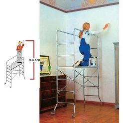 WEBMARKETPOINT Échafaudage En Acier Cm. 65 X 169 X 218h Cm
