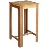 INLIFE Table Et Tabourets De Bar 3 Pcs Bois D'acacia Massif -Table haute et bar Soldes 56630967 1