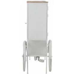 Paris Prix - Comptoir De Bar En Métal "vélo" 173cm Blanc 10 Paris Prix - Comptoir De Bar En Métal "vélo" 173cm Blanc -Table haute et bar Soldes 57079429 4