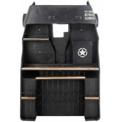 Paris Prix - Comptoir De Bar En Métal "camion" 220cm Noir -Table haute et bar Soldes 57079567 5